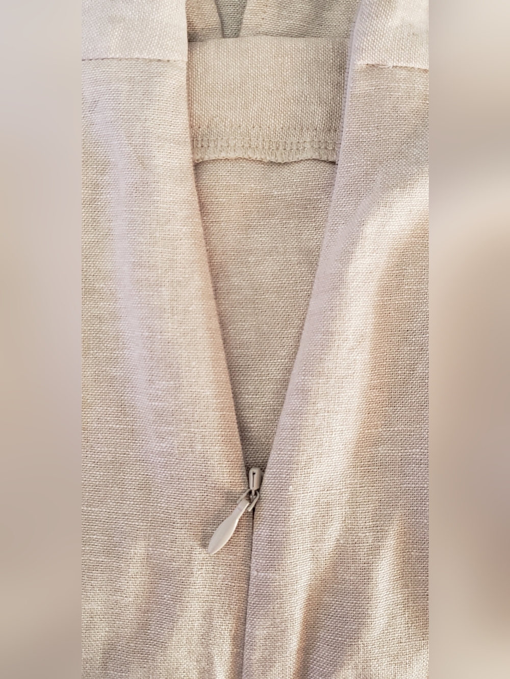 Old Navy Womens XXLarge Linen Blend Midi Skirt Tan Neutral Side Slit - Picture 8 of 9